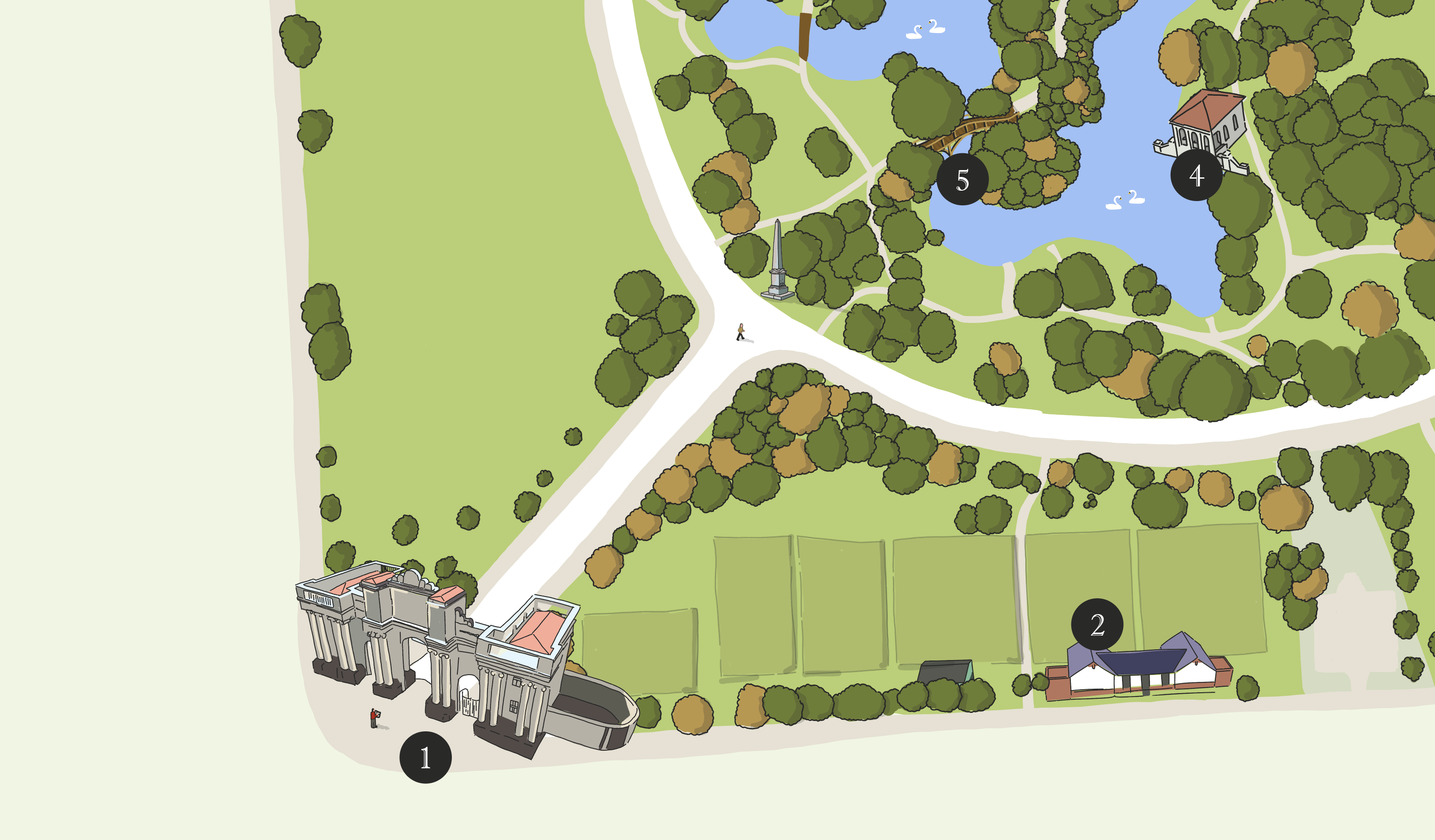 Birkenhead Park Map Grand Entrance